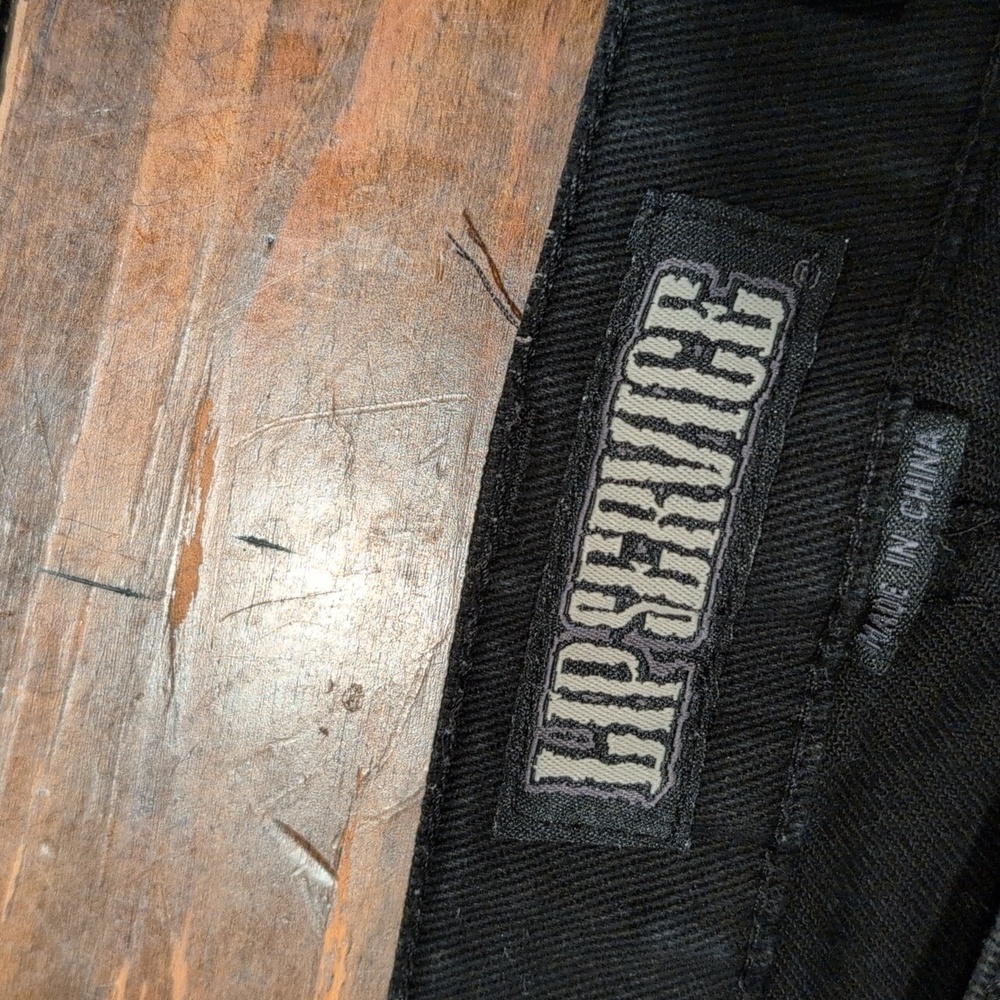 LipService Anthem Low Rise Flared Jeans Unisex - Picture 5 of 10